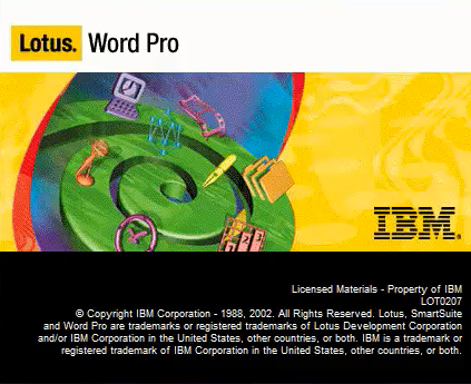 Opening Lotus Word Pro