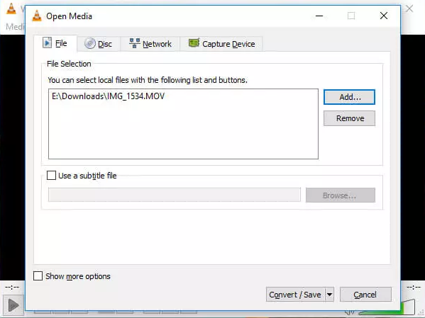 how to make video files smaller - VLC step 3 and 4