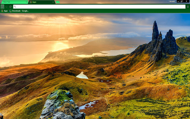 isle of skye - google chrome themes