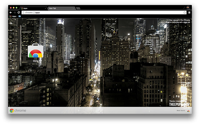 new york - google chrome themes