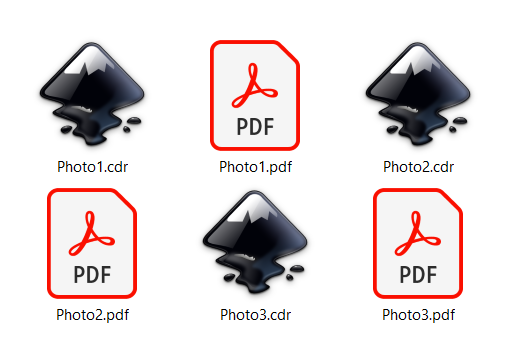 Differences between CDR and PDF file format