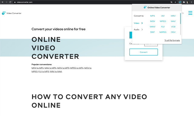 chrome video converter - online video converter