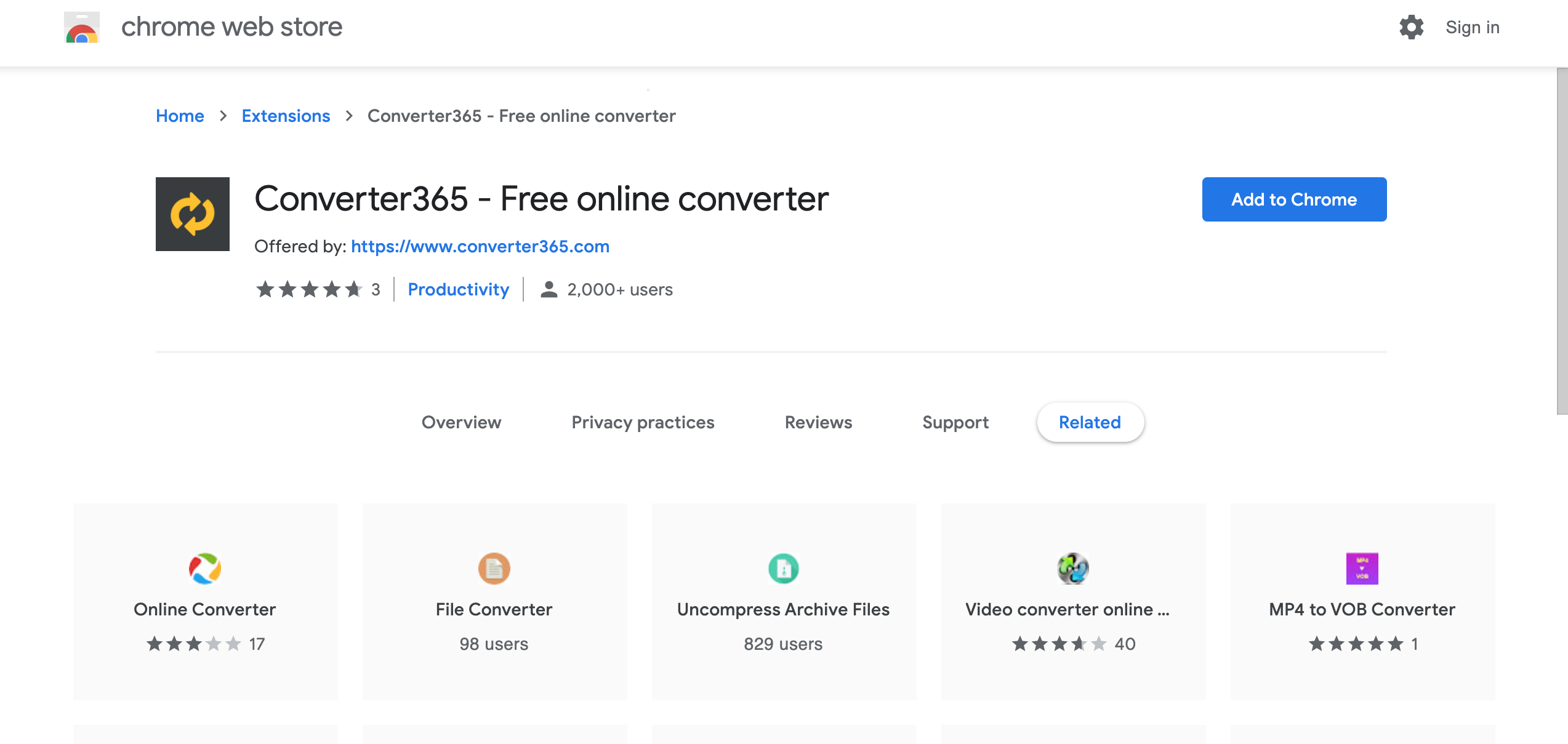 remove converter extensions from chrome add converter365