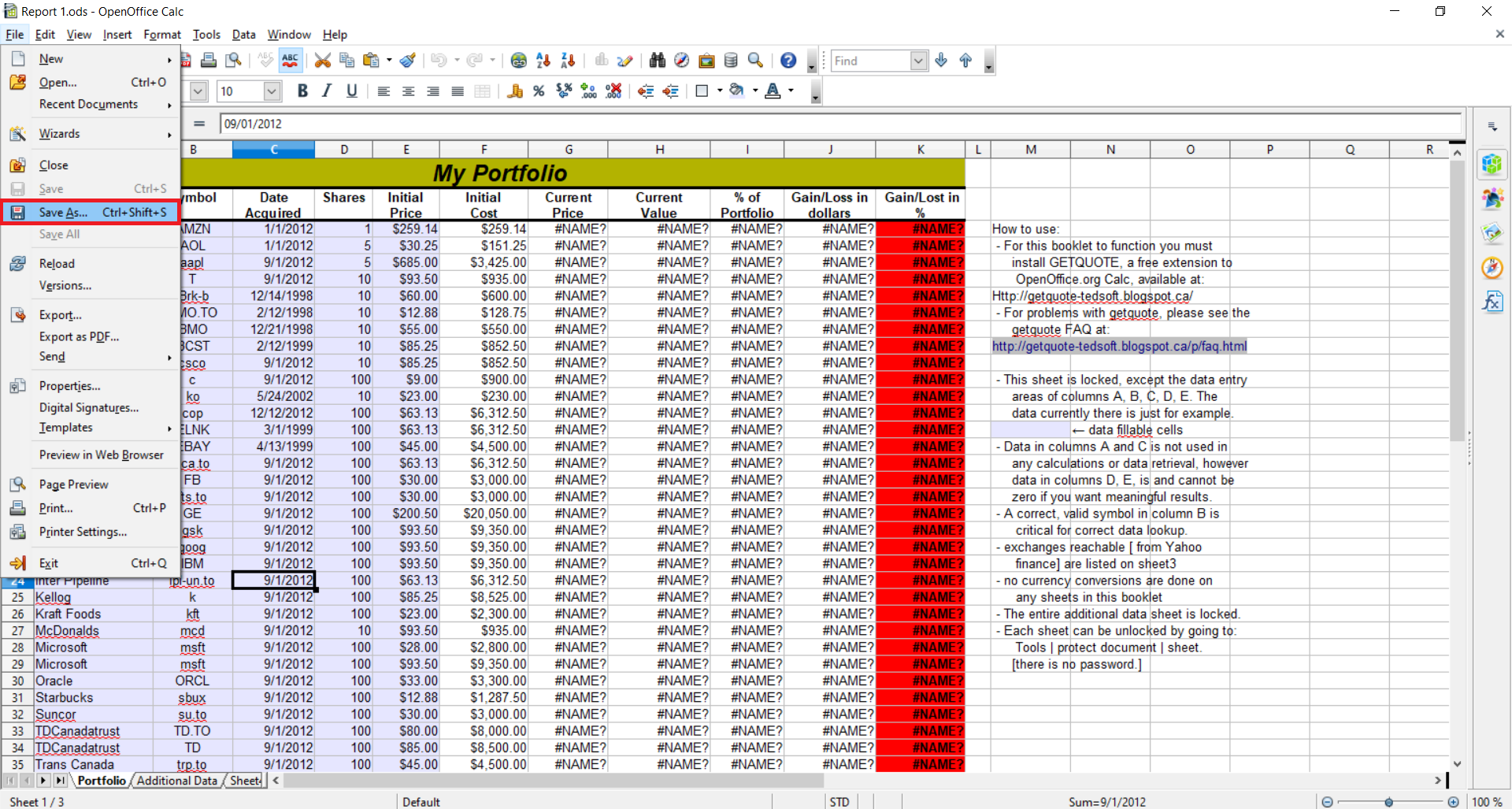 How to convert ODS to XLS with OpenOffice Calc?