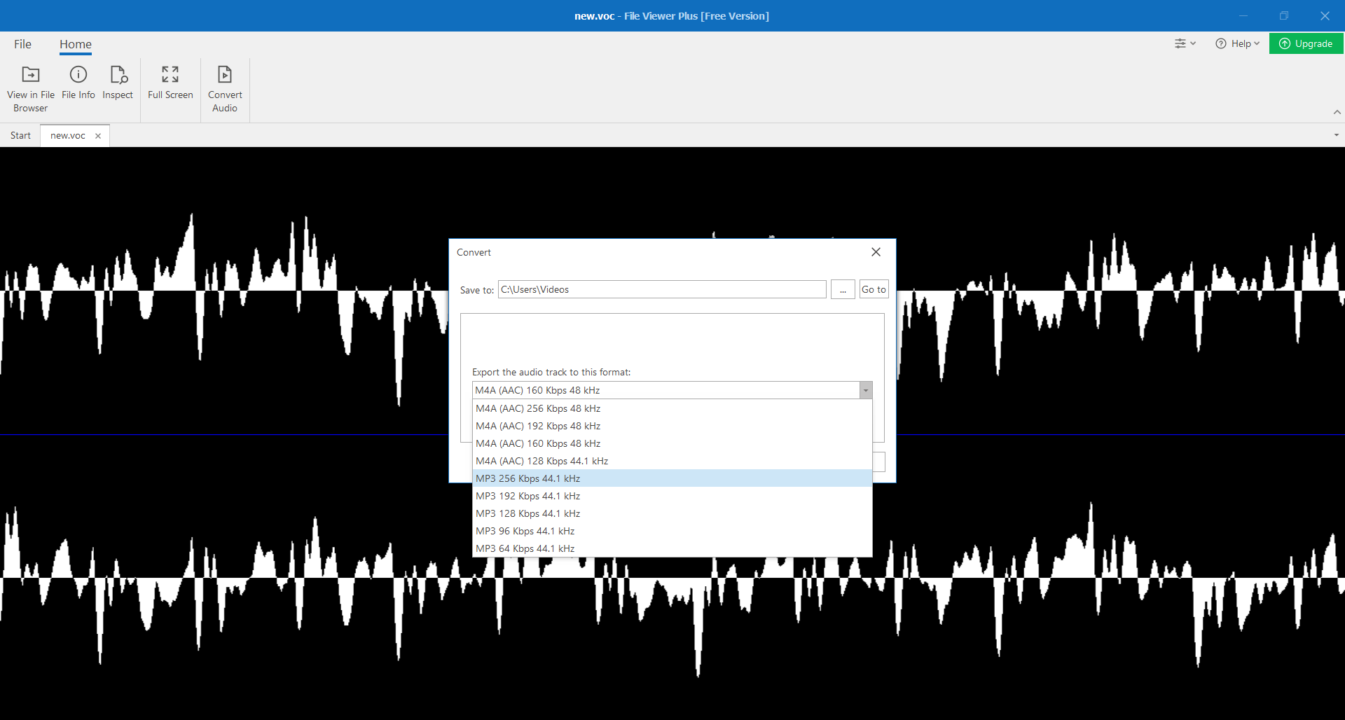 How to open a VOC file in Windows 10 - File Viewer Plus 4?