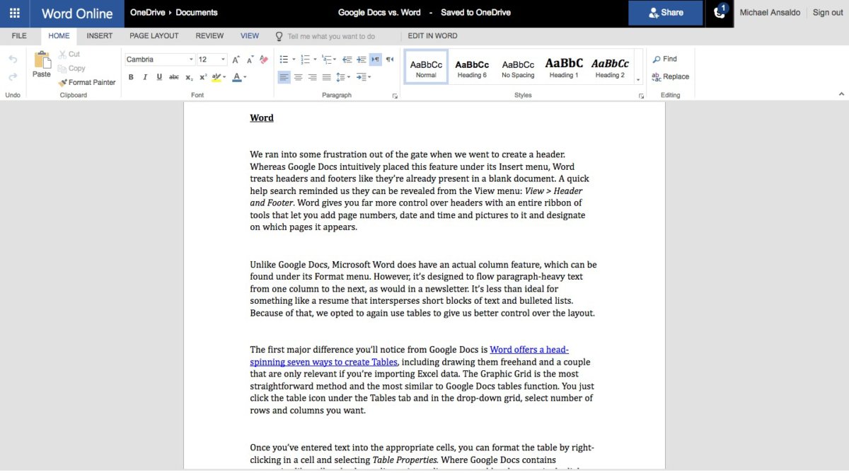 office online free online document tools