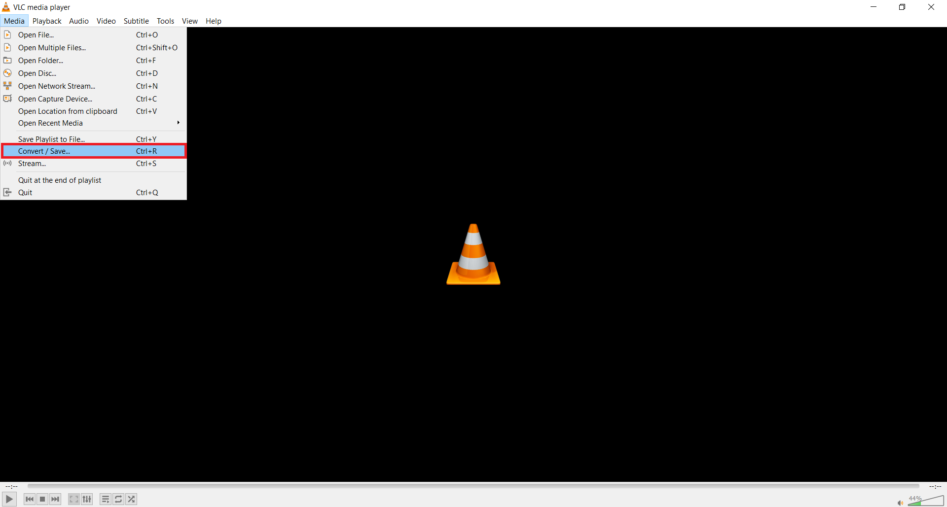 How to convert WAV to FLAC using a VLC media player?