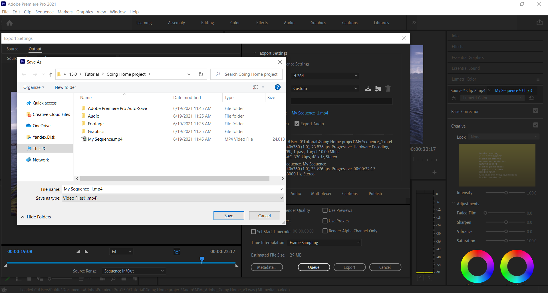 How to export Adobe Premiere to MP4 in few easy steps?