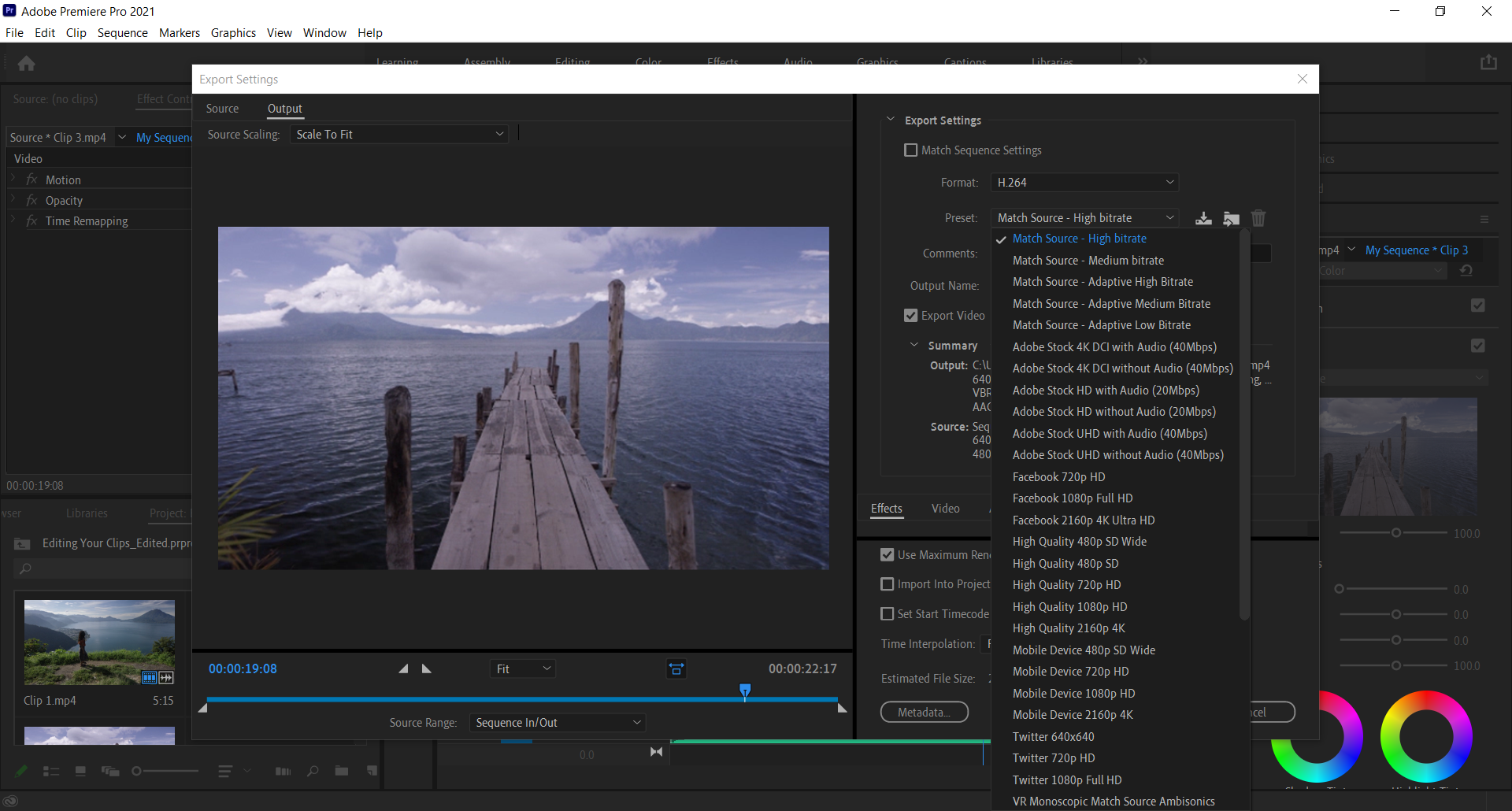 How to export Adobe Premiere to MP4 in few easy steps?