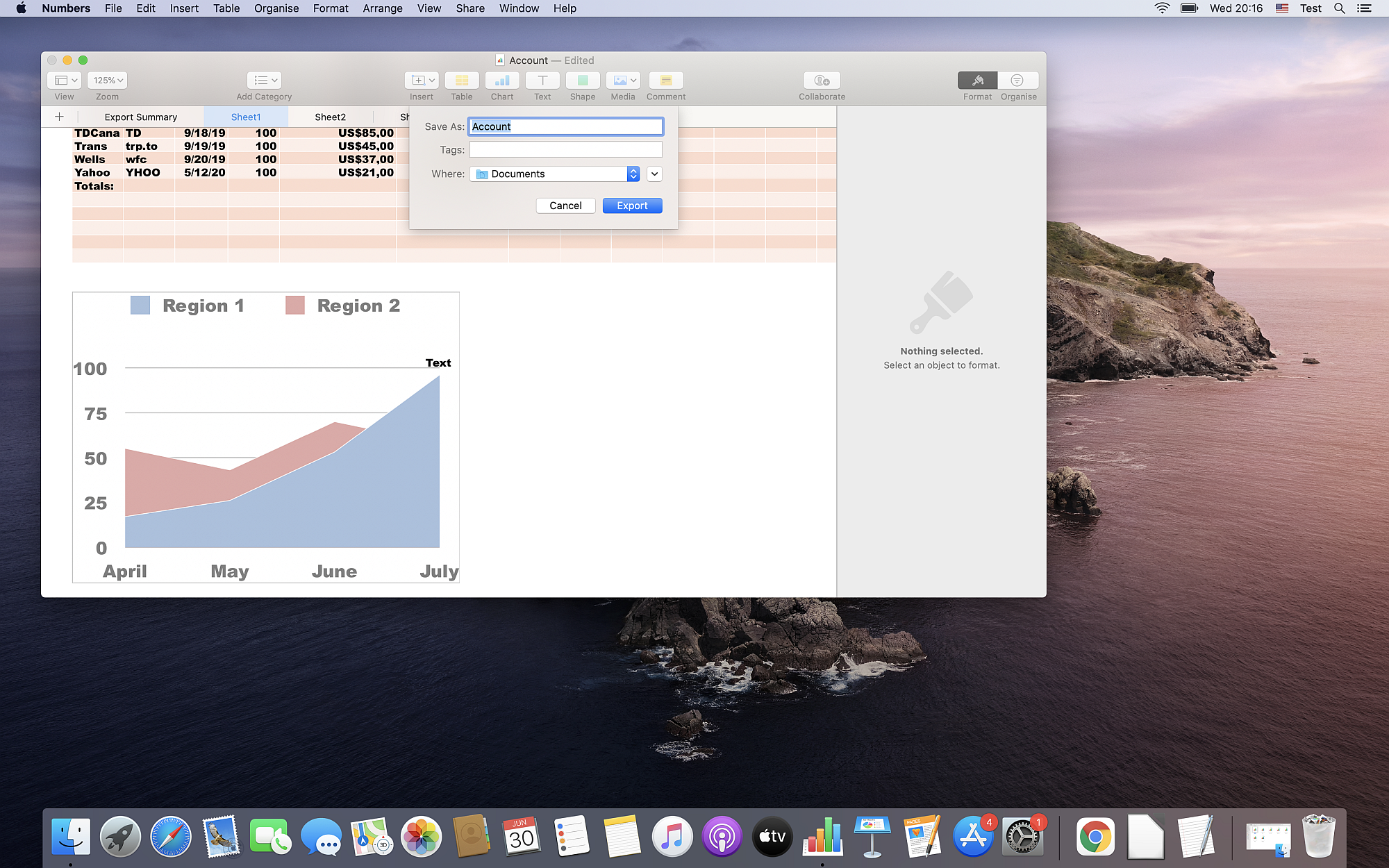 How to Convert Numbers to Excel on macOS Catalina?