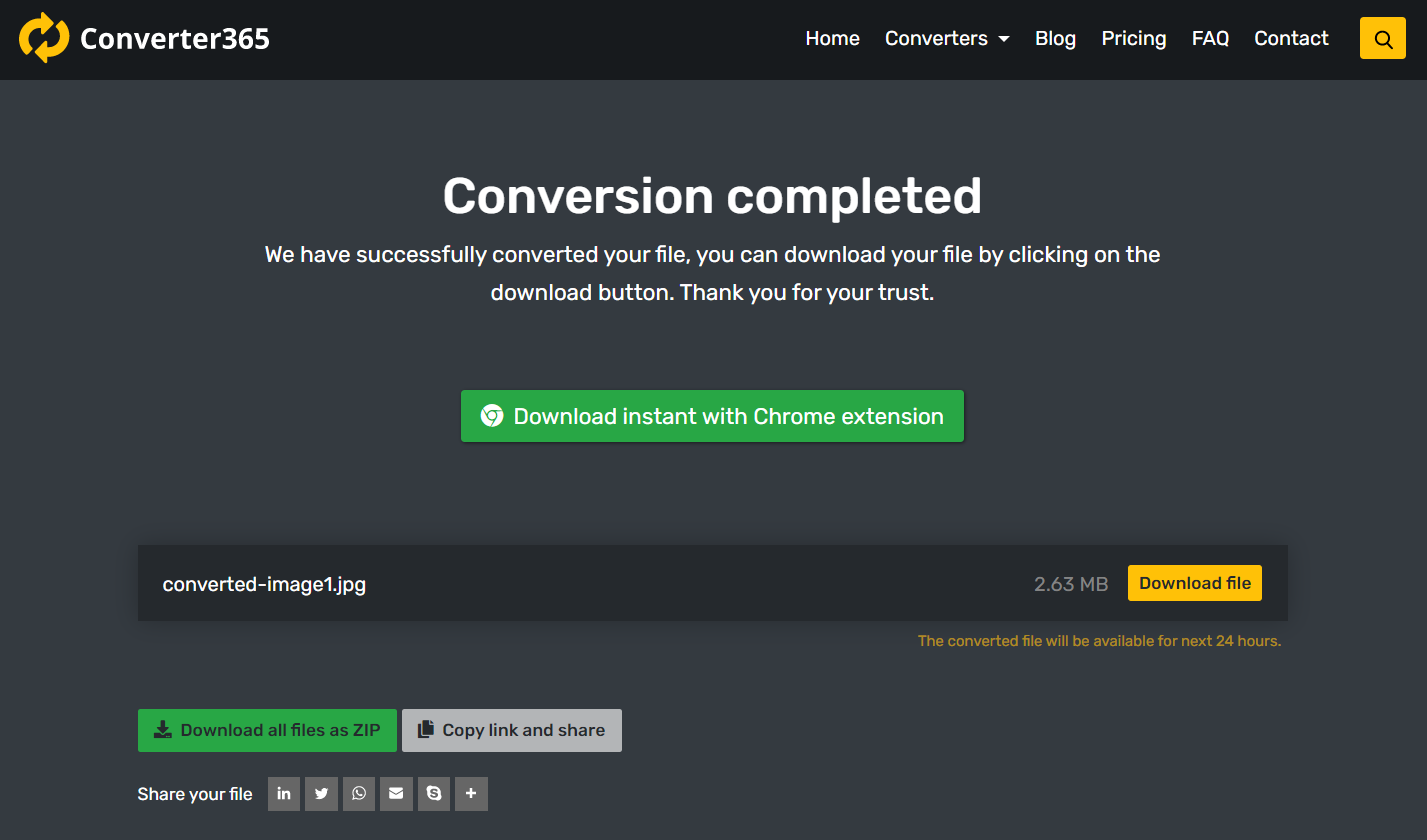 Best RAW converter online - Converter365