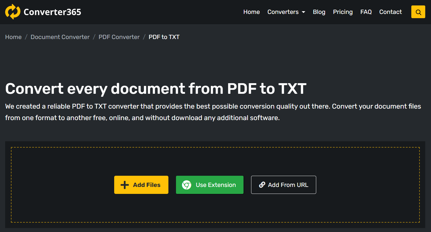 How to convert PDF to TXT for free online?