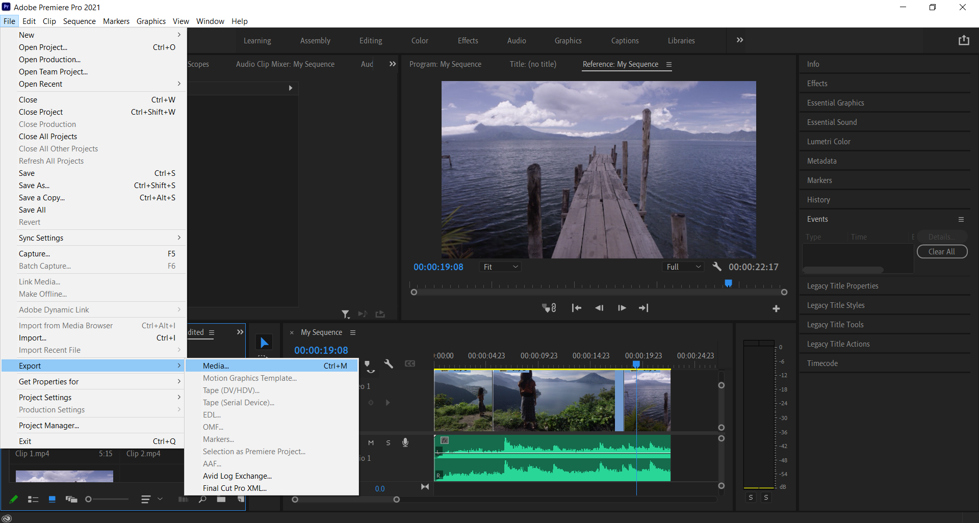 How to export Adobe Premiere to MP4 in few easy steps?